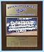 1955 Brooklyn Dodgers World Series Champions Plaque