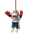 Boxer Sock Monkey Ornament