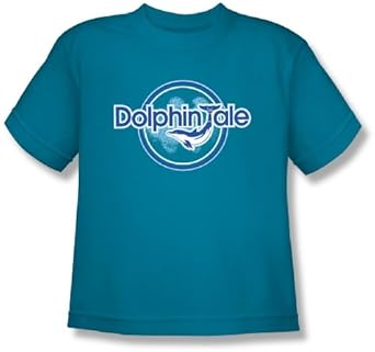 Dolphin Tale Halftone Logo T Shirt Boys Short-Sleeve T-Shirt