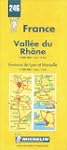 Carte routi�re : Vall�e du Rh�ne, N� 246