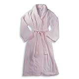 Capelli New York - Ladies Fleece Robe, Pale Pink