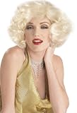 Halloween Costume Accessories Adult Wigs Womens Blonde Curly Officially Licensed Marilyn Wig Theme Party Outfit