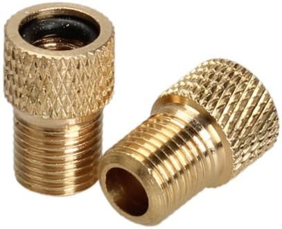 Vertical Stripes Converter Presta to Shrader Bicycle Bike Valve Adaptor Tube Pump Tools,15pcs