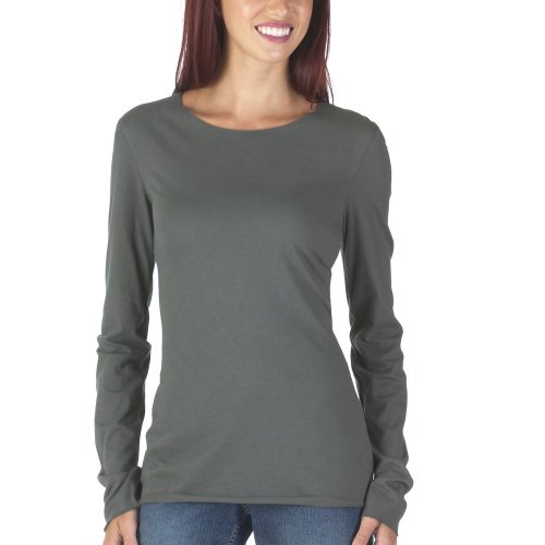 Click here to buy Juniors' Mossimo Supply Co. Raw-Edge Layering Tee - Gray.