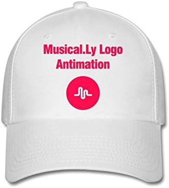 Fkhaos Musical.ly Logo Classic baseball caps CM White