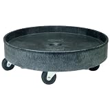 RUBBERMAID Universal Drum Dolly - Black - Lot of 2