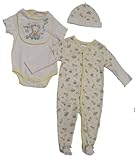 Vitamins Baby Boys 4 Piece Teddy Bear Play Set