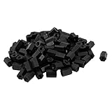 uxcell　六角スタンドオフスペーサー　M3x8mm　メネジ　ナイロン　PCB柱　ねじナット　ブラック100個