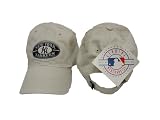 New York Yankees MLB Tan with Navy Embroidery Youth Adjustable Hat / Cap