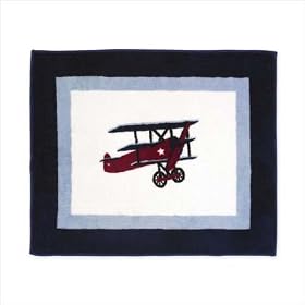 Vintage Aviator Accent Floor Rug