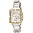 Invicta Women`s 5378 Square Angel Diamond Two-Tone Chronograph Watch