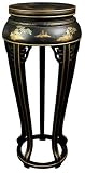 Unique Asian Furniture & D&eacute;cor - 36" Ming Design Lacquer Oriental Plant Stand - 4 Colors Choices