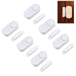 Mini Wireless Door & Window Contact Alarm & Chime Set of 6 , Batteries Included , Louder than 90dB , Mounted By Double Adhesive Tape Mini Wireless Door & Window Contact Alarm & Chime Set of 6 , Batteries Included , Louder than 90dB , Mounted By Double Adhesive Tape