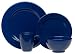 Waechtersbach Fun Factory 4-Piece Dinnerware Place Setting , Service for 1, Royal Blue