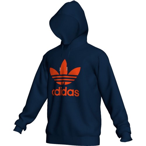 Adidas Herren Kapuzenpullover ADI TRE, dark indigo/collegiate orange, L, O55800 Preisvergleich