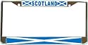 Scotland Scottish Flag Chrome License Plate Frame Holder