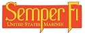 USMC Semper Fi Bumper Sticker