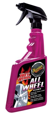Meguiars G9524 Hot Rims All Wheel Cleaner 24 oz pack of 6