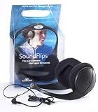 Polar Fusion Acoustic, Tri-Season Ear Warmers Featuring Stereo Headphones and Warm Fleece Ear Pockets. One Size. Non-Traditional Ear Muffs.