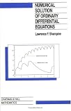 Numerical Solution of Ordinary Differential Equations