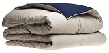 Dockers King Topstitch Down Comforter with Stain Defender, Cappuccino