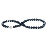 AAA Quality, 18-inch, 7.5-8.0 mm, Black Akoya Pearl Necklace