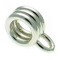 Welded Bliss Sterling 925 Silver Bead Charm Carrier Pendant Hanger WBC1249