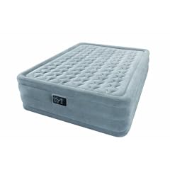 Luftbett Ultra Plush Middle Grey 230V "Queen" (152 x 203 x 46 cm, grau)