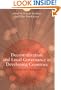 Decentralization and Local Governance in Developing Countries: A Comparative Perspective