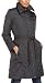 Andrew Marc Women's Joanne Belted Jacket With Snap Placket Detail