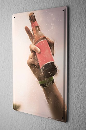 Tin Sign Bar Party Wall Decoration Ryn Jorgensen Woman in black dress Metal Plate 8X12"