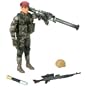 1:18 Elite Force Army Desert Ops: Machine Gunner