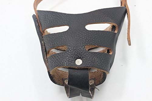 High Quality Leather Safe Muzzle for Large Dog ,With Adjustable Size Very Comfortable