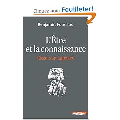 L'�tre et la connaissance: Essai sur Lupasco