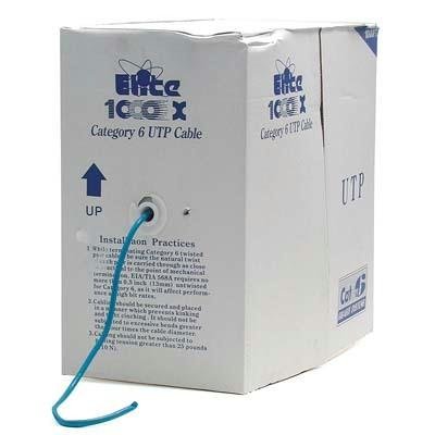 StarTech.com 1000-Feet Roll of Blue CMR Cat 6 Solid UTP Bulk Cable (WIRC6CMRBL)
