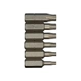 BOSCH CC60391 6 Piece Security Torx Bit Set