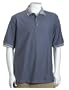 Mark VII Men's Short Sleeve Herringbone Knit Golf Shirt