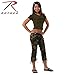 Rothco Women's Capri Pant, Woodland Camo, Size 9-10