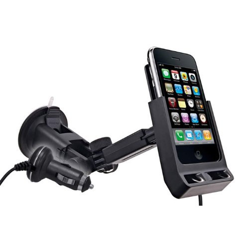 OZAKI カーウィンドウ用 iPhone3G/3GS専用ケース シガーソケットケーブル付き IH918