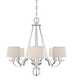 Quoizel UPSP5006IS Uptown Sutton Place 6 Light Chain Hung Contemporary Chandelier