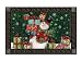 All Wrapped Up Snowman Christmas Indoor Outdoor Mat