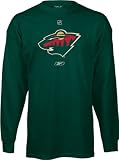 Minnesota Wild -Green- Primary Logo Long Sleeve T-Shirt