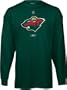 Minnesota Wild -Green- Primary Logo Long Sleeve T-Shirt
