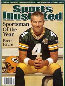 Sports Illustrated - Brett Favre Sportsman of the Year - December 10, 2007 Issue