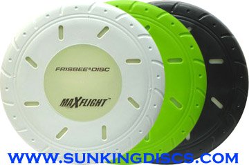 Set of (3) Wham-O Frisbee Disc MaxFlight (Glow)