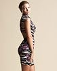 bebe Sunrise Cowl Knit Dress
