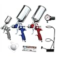 Advanced Tool Design Model  ATD-6900  9 Piece HVLP Spray Gun Set