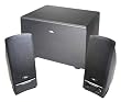 Cyber Acoustics CA-3001RB 3 Piece Subwoofer and Satellite Speaker System (Black)