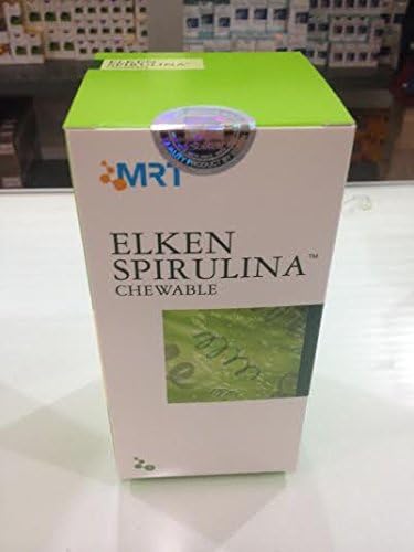 [3x @1200tablets] ELKEN SPIRULINA CHEWABLE Gets your body clean, weight control, beauty, Fight disease & Controlled aging