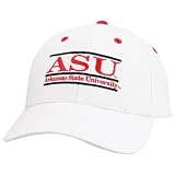 The Game Arkansas State Red Wolves White 3D Bar Adjustable Hat